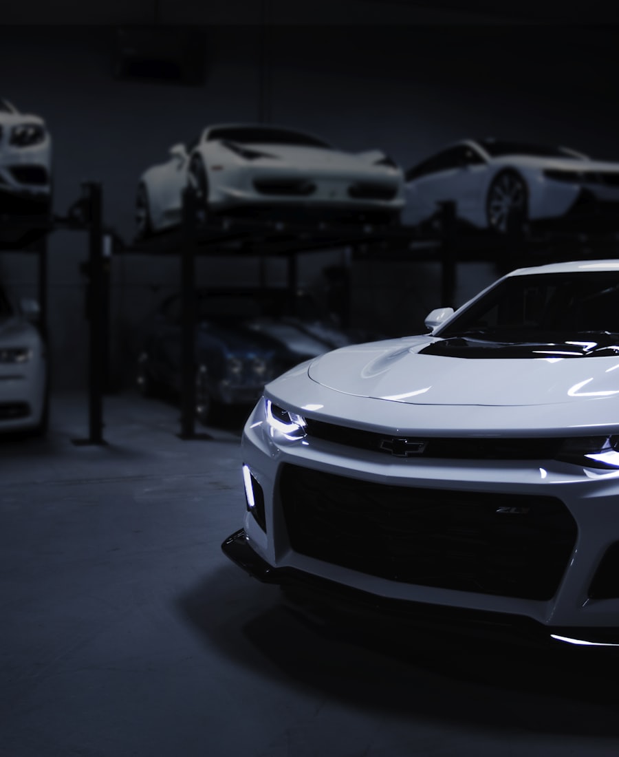 A vehicle from the Hyperlane collection at golden hour